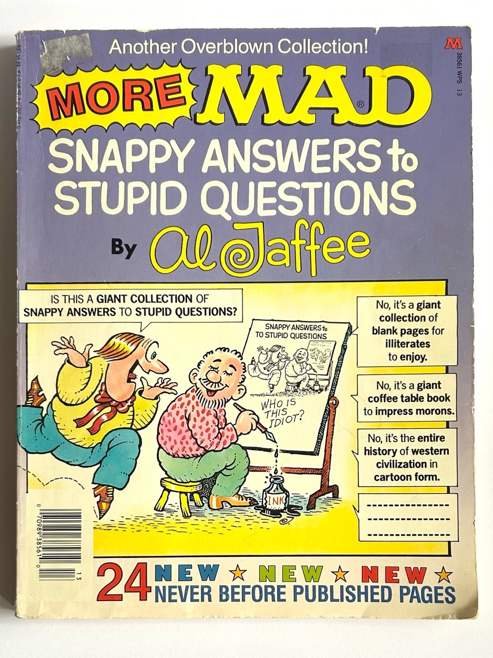 Vintage 1990 More MAD Snappy Answers to Stupid Questions Al Jaffee 1st Printing